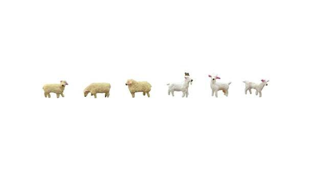 Tomix (TomyTec) N 328186 3 Sheep And 3 Goats