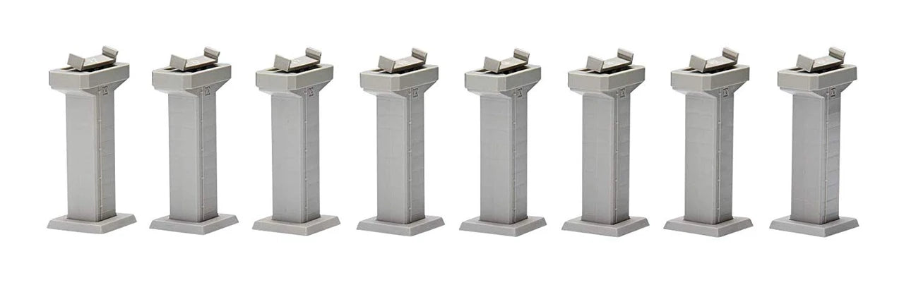 Tomix 3235 PC Horizontal Bridge Pier P10 (8 Pieces) (N Scale)