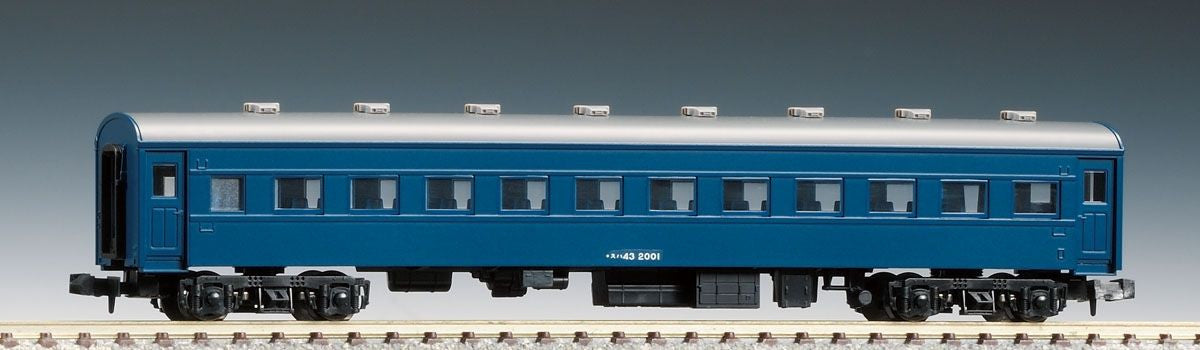 Tomix 8547 JNR Passenger Car Type SUHA 43 (Blue) (N Scale)