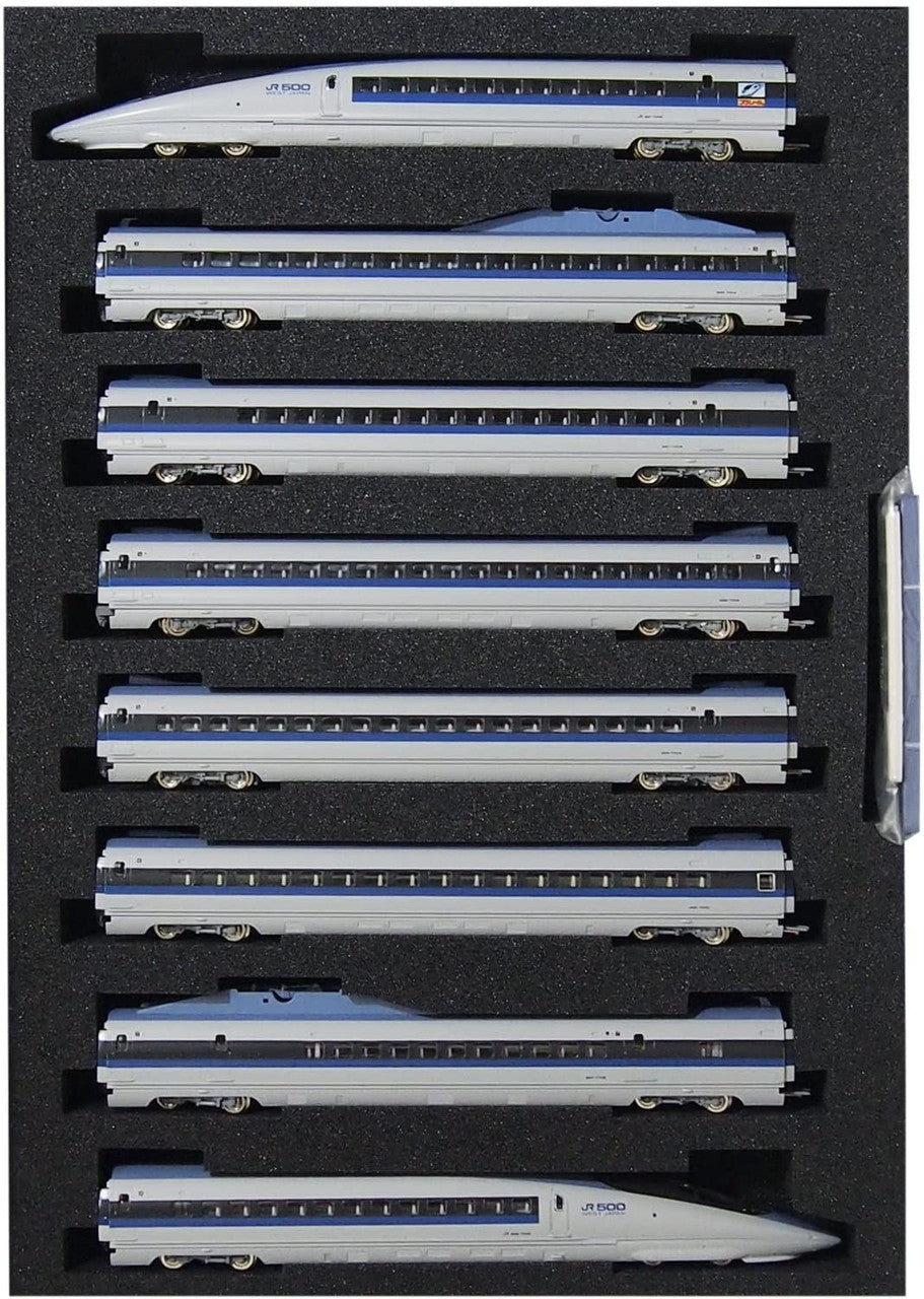 Tomix 98935 JR Series 500-7000 Sanyo Shinkansen (Plarail Car/ V2 Configuration) 8 Cars Set (N Scale)