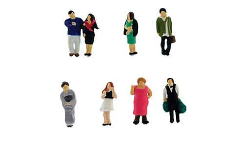 Tomix (TomyTec) N 319177 People At Midnight (8)