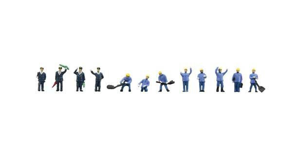 Tomix (TomyTec) N 329251 Railway Workers, Set #2 (12)