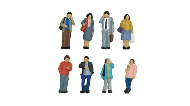 Tomix (TomyTec) N 323976 Standing People (8)