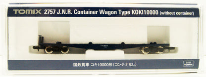  Tomix 2757 JNR Freight Car Type KOKI 10000 (Without Container) (N Scale)