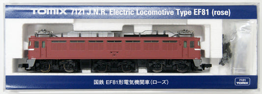 Tomix 7121 JNR Electric Locomotive Type EF81 (Rose) (N Scale)