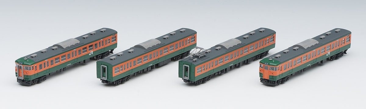  Tomix 98438 JNR Series 115-300 Suburban Train (Shonan Color) 4 Cars Add-on Set A (N Scale)