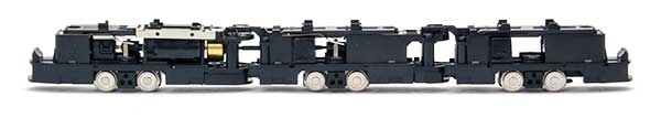  Tomix (TomyTec) 268710 TM-LRT04 Power Chassis Long - Standard DC, 3-Truck, 118.2mm Wheelbase To Outer Truck Centers