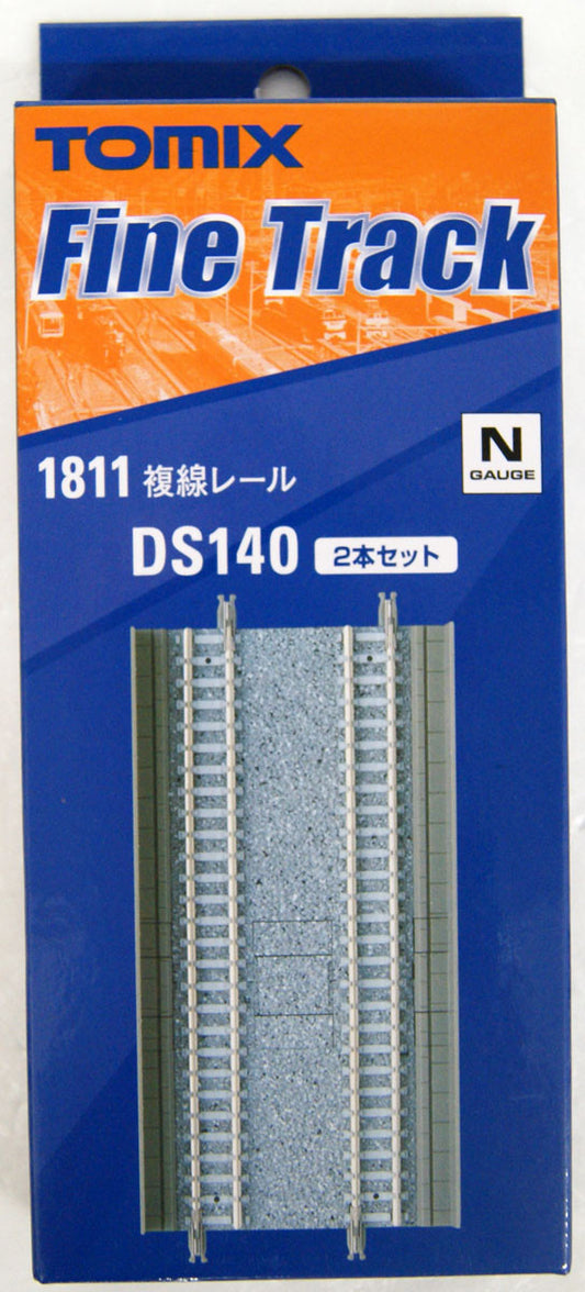  Tomix 1811 140mm Double Track DS140(F) (2 Pieces) (N Scale)