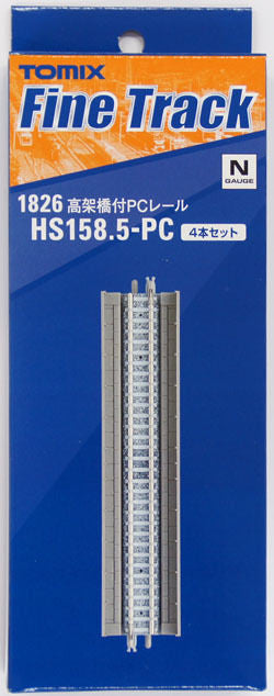  Tomix 1826 158.5mm Overhead Viaduct Straight Track HS158.5-PC(F) (4 Pieces) (N Scale)