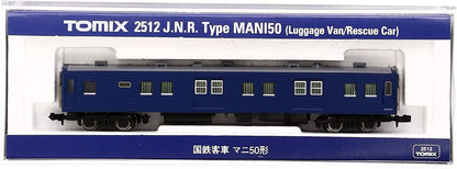  Tomix 2512 JNR Passenger Car Type MANI 50 (Luggage Van/ Rescue Car) (N Scale)