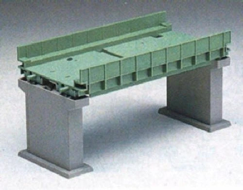  Tomix 3068 Double Track Girder Bridge II Set (Green) (N Scale)