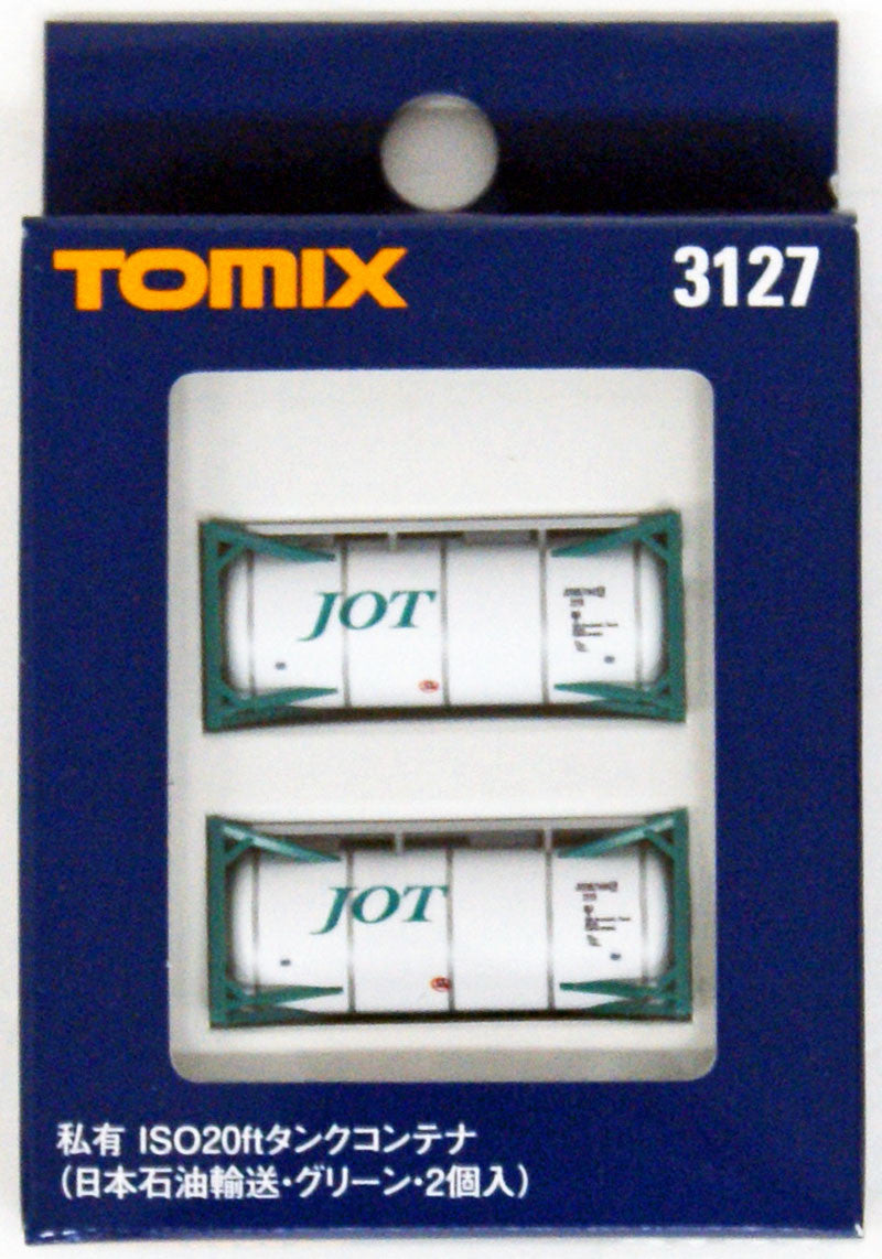  Tomix 3127 Type ISO20ft Containers (JOT/ Green/ 2 Pieces) (N Scale)