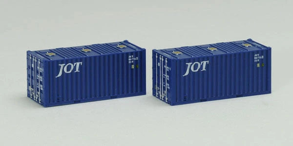  Tomix 3160 Type ISO 20' Containers (JOT) (2 Pieces) (N Scale)