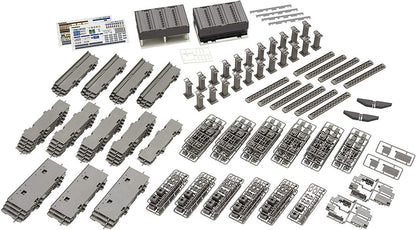  Tomix 3260 Multi Viaduct One-sided Platform And Quadruple Track Set (N Scale)