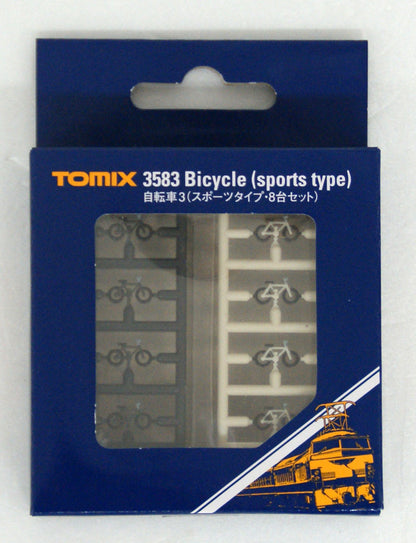  Tomix 3583 Bicycle (Sports Type/ Set Of 8) (N Scale)