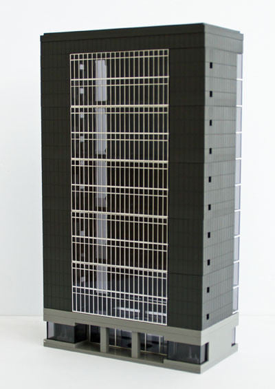  Tomix 4045 Large Office Building (Dark Gray) (N Scale)