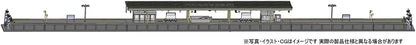  Tomix 4272 Island Platform (Urban Type) With Straight End Sections/ Lighting (N Scale)