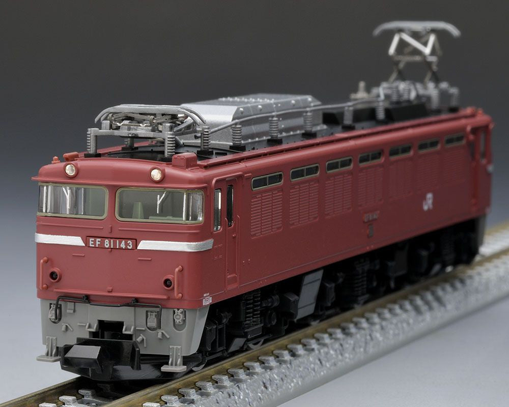Tomix 7152 JR Electric Locomotive Type EF81 (Nagaoka/ Rose/ With Eaves) (N Scale)
