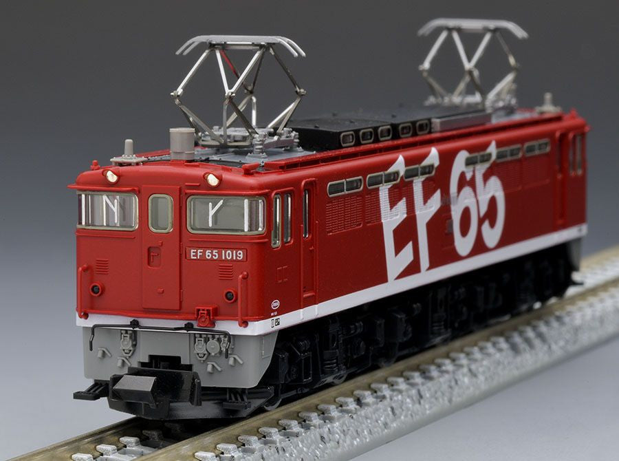  Tomix 7155 JR Electric Locomotive Type EF65-1000 (No. 1019/ Rainbow Painting) (N Scale)