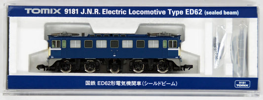  Tomix 9181 JNR Electric Locomotive Type ED62 (Sealed Beam) (N Scale)