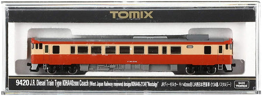  Tomix 9420 JR Diesel Train Type KIHA 40-2000 Coach No.2134 'Nostalgy' (N Scale)