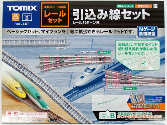  Tomix 91025 Fine Track Rail Set Sidetrack Set (Track Layout Pattern B) (N Scale)