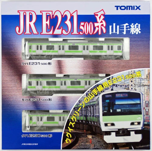  Tomix 92373 JR Series E231-500 Commuter Train Yamanote Line 3 Cars Set (N Scale)