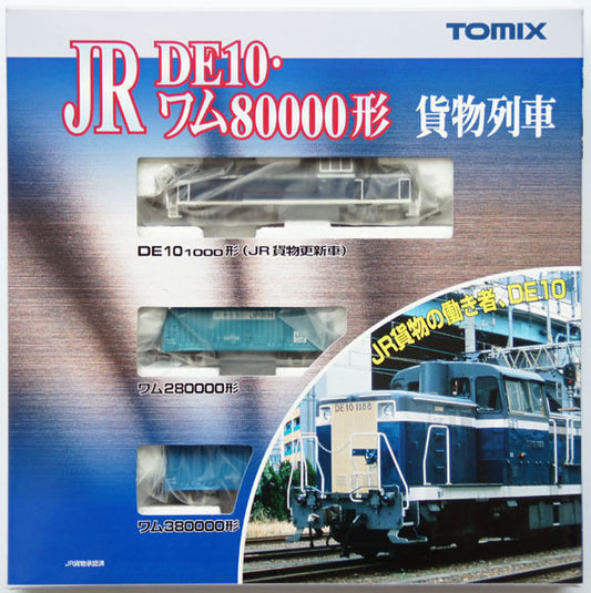  Tomix 92404 JR Goods Wagons With Diesel Locomotive Type DE10 3 Cars Set (N Scale)