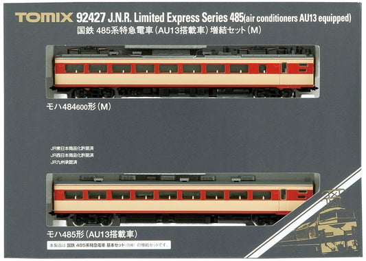  Tomix 92427 JNR Limited Express Series 485 (AU13 Equipped) 2 Cars Add-on Set (N Scale)