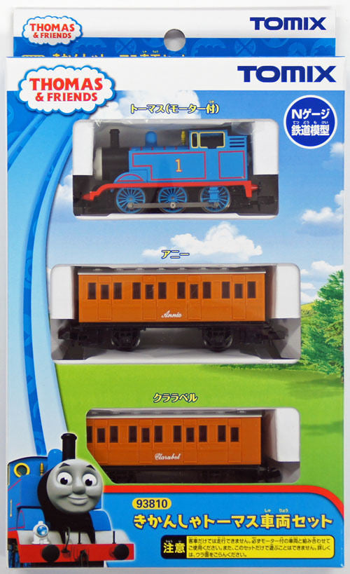  Tomix 93810 Thomas Tank Engine & Friends Thomas 3 Cars Set (N Scale)
