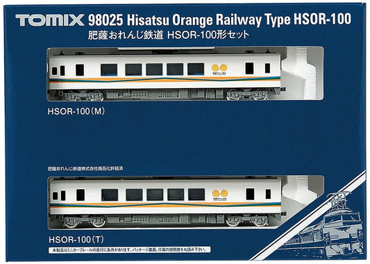  Tomix 98025 Hisatsu Orange Railway Type HSOR-100 2 Cars Set (N Scale)