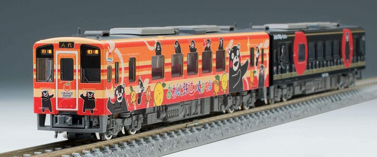  Tomix 98063 Hisatsu Orange Railway Type HSOR-100A Kumamon No.2/No.3 2 Cars Set (N Scale)