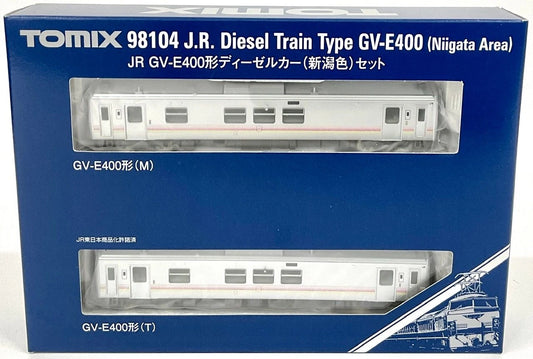  Tomix 98104 JR Type GV-E400 Diesel Car (Niigata Color) 2 Cars Set (N Scale)