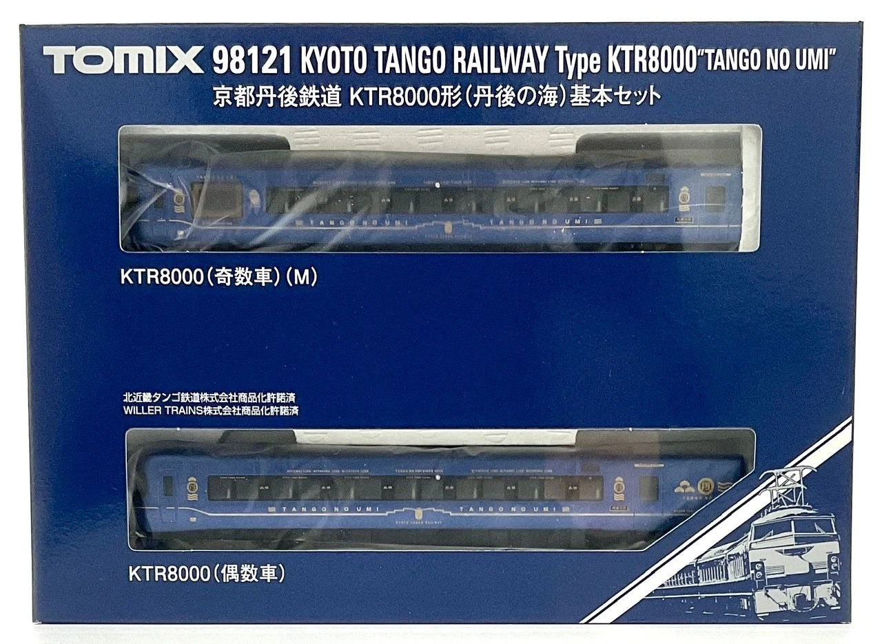  Tomix 98121 Kyoto Tango Railway Type KTR8000 (Tango No Umi) 2 Cars Set (N Scale)