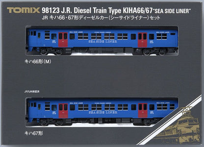  Tomix 98123 JR Type KIHA66/67 Diesel Car (Seaside Liner) 2 Cars Set (N Scale)