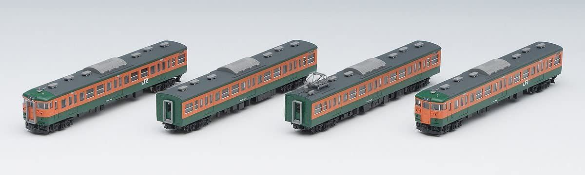  Tomix 98224 JNR Series 115-300 Suburban Train (Shonan Color) 4 Cars Set B (N Scale)