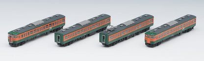  Tomix 98224 JNR Series 115-300 Suburban Train (Shonan Color) 4 Cars Set B (N Scale)