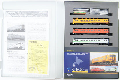  Tomix 98336 South Hokkaido Railway Type KIHA40-1700 3 Cars Set (N Scale)