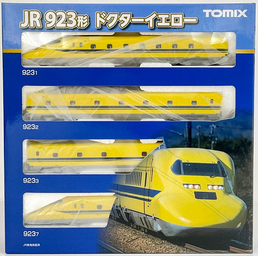  Tomix 98480 JR Type 923 Shinkansen Electric Track Comprehensive Test Vehicle (Doctor Yellow) 4 Cars Set (N Scale)