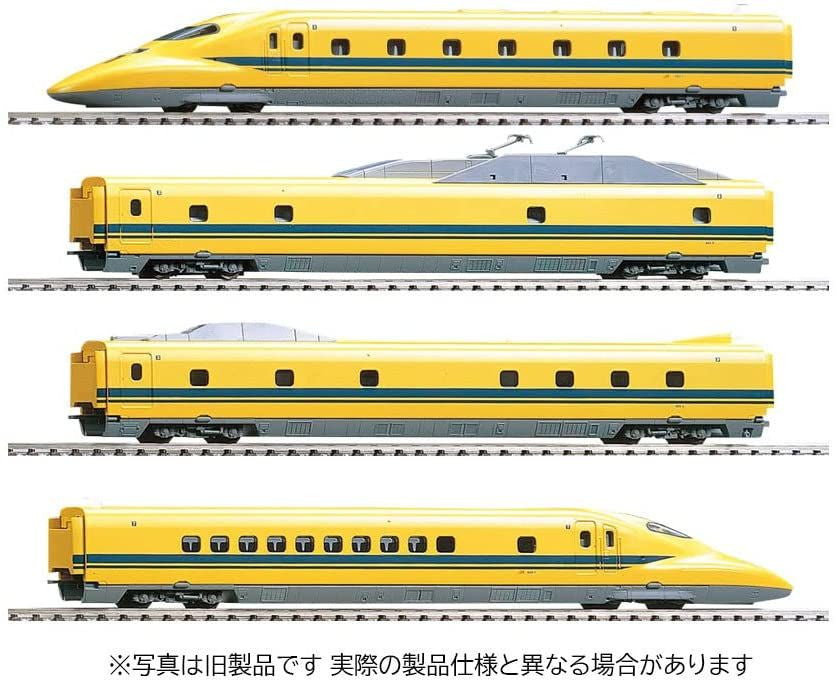  Tomix 98480 JR Type 923 Shinkansen Electric Track Comprehensive Test Vehicle (Doctor Yellow) 4 Cars Set (N Scale)