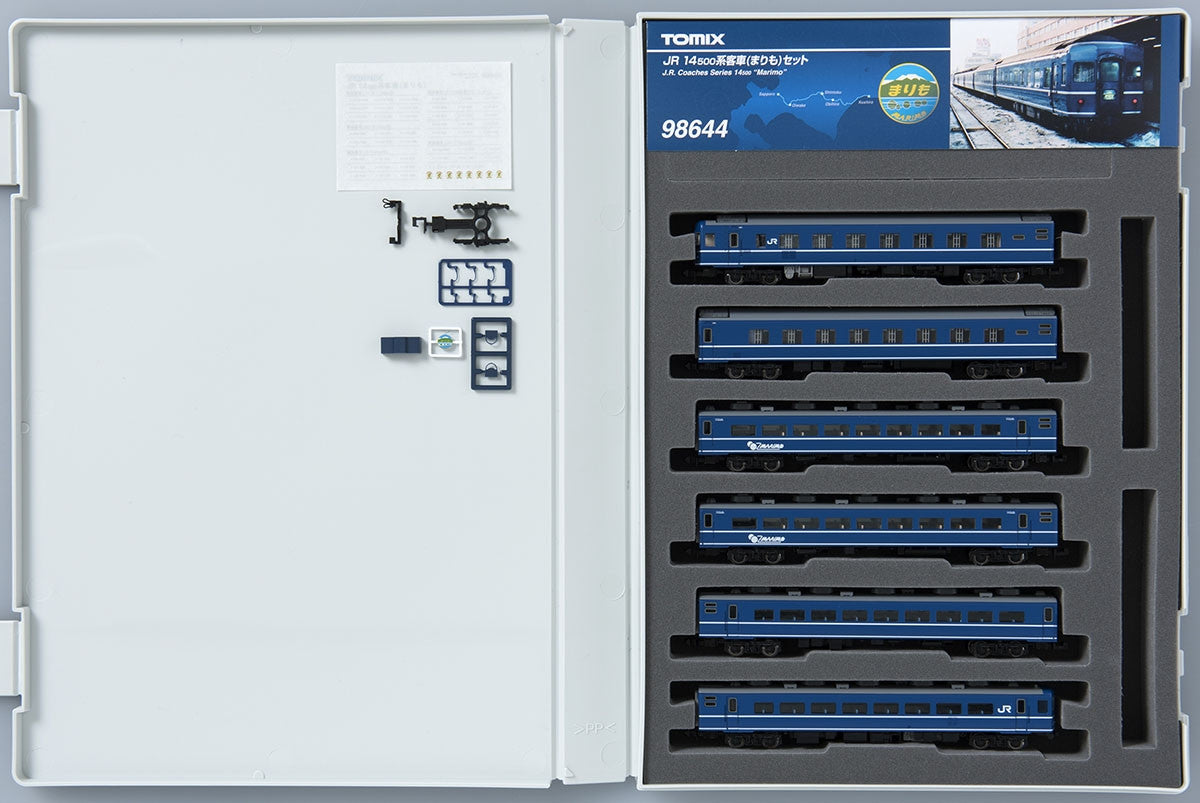  Tomix 98644 Series 14-500 Coaches 'Marimo' 6 Cars Set (N Scale)
