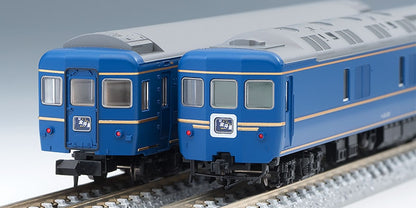  Tomix 98656 JR Limited Express Sleeping Train Series 24 Type 25 'Hokuto-Sei' (JR Hokkaido Ver.) 6 Cars Set (N Scale)