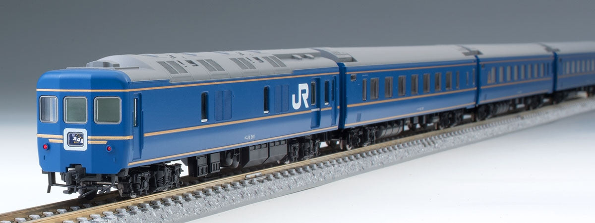  Tomix 98656 JR Limited Express Sleeping Train Series 24 Type 25 'Hokuto-Sei' (JR Hokkaido Ver.) 6 Cars Set (N Scale)