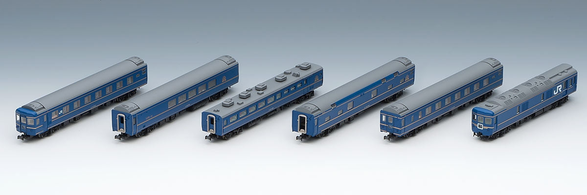  Tomix 98656 JR Limited Express Sleeping Train Series 24 Type 25 'Hokuto-Sei' (JR Hokkaido Ver.) 6 Cars Set (N Scale)