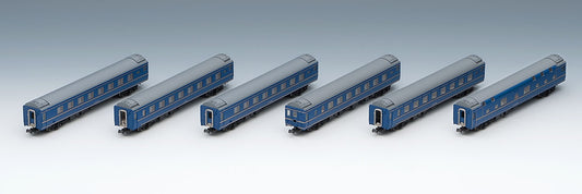  Tomix 98657 JR Limited Express Sleeping Train Series 24 Type 25 'Hokuto-Sei' (JR Hokkaido Ver.) 6 Cars Add-on Set (N Scale)