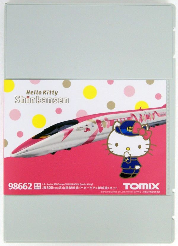  Tomix 98662 JR Series 500-7000 Sanyo Shinkansen 'Hello Kitty' 8 Cars Set (N Scale)