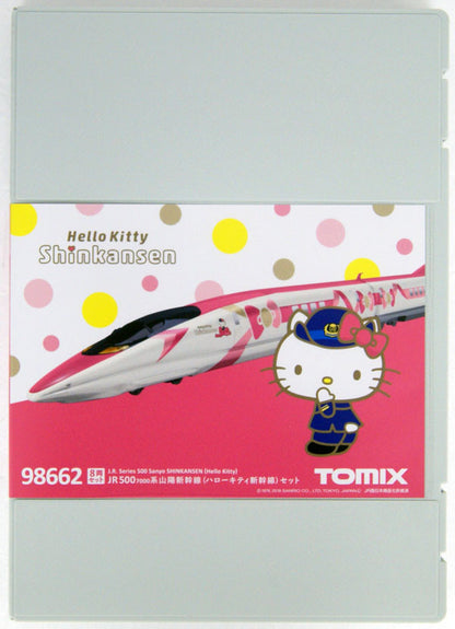  Tomix 98662 JR Series 500-7000 Sanyo Shinkansen 'Hello Kitty' 8 Cars Set (N Scale)