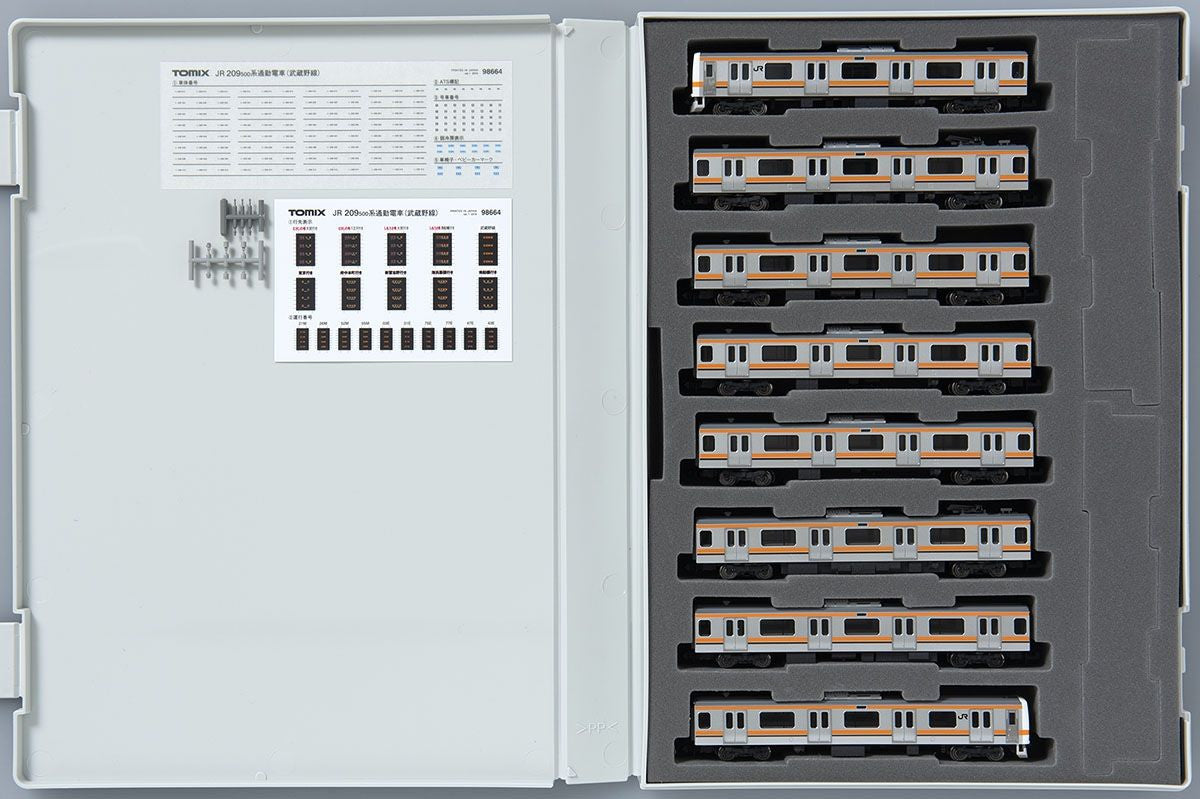  Tomix 98664 JR Series 209-500 Commuter Train (Musashino Line/Renewal Car) 8 Cars Set (N Scale)