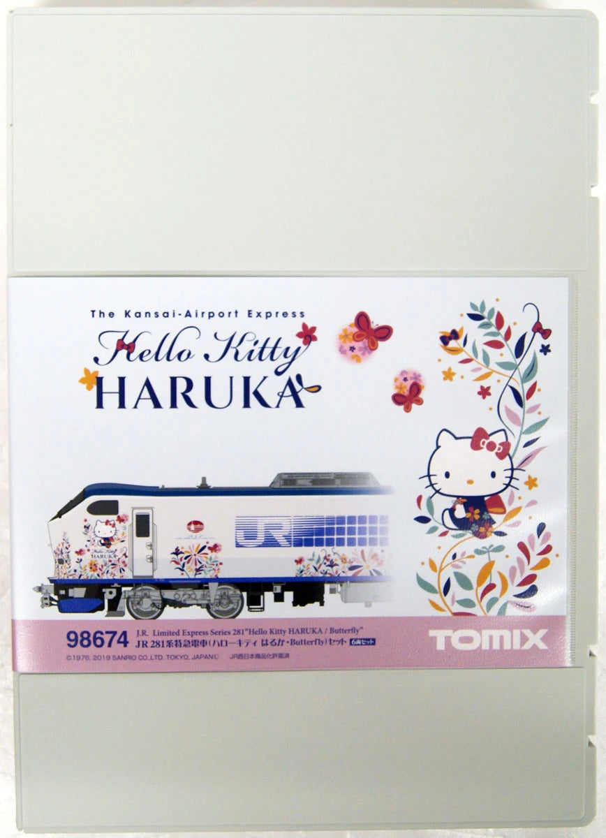  Tomix 98674 JR Series 281 Hello Kitty Haruka Butterfly 6 Cars Set (N Scale)