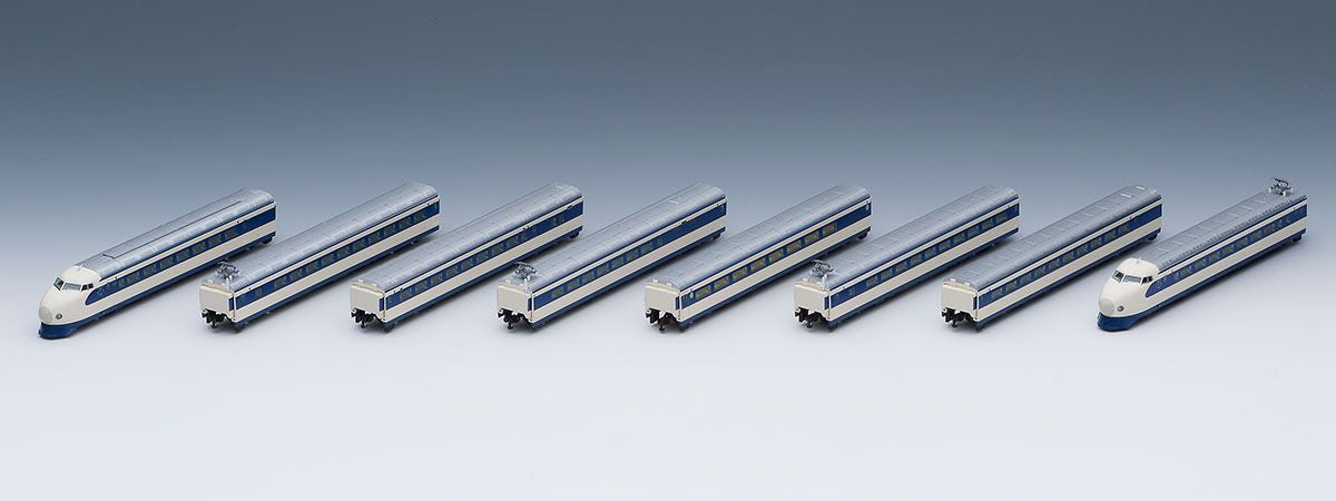  Tomix 98730 JNR Series 0 Tokaido/ Sanyo Shinkansen 'Large Window Early Type/ Hikari/ Hakata Opening Configuration' 8 Cars Set (N Scale)
